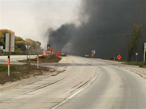 Highway 1 closed West of Winnipeg due to major collision